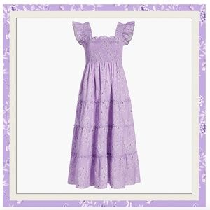 THE ELLIE NAP DRESS (FLORAL LAVENDER BRIDGERTON)